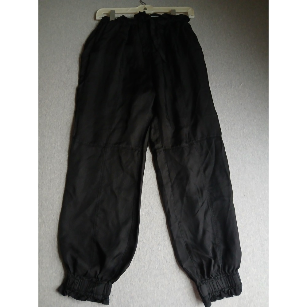 Cinq A Sept Pants Small Pasha Paperbag Jogger Cupro High Rise Elastic Waist